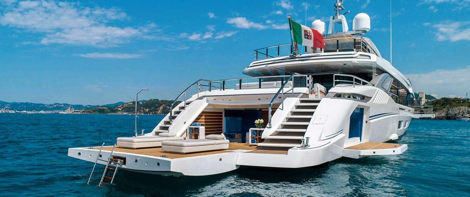 a boat on the water aboard EL LEON Yacht for Sale