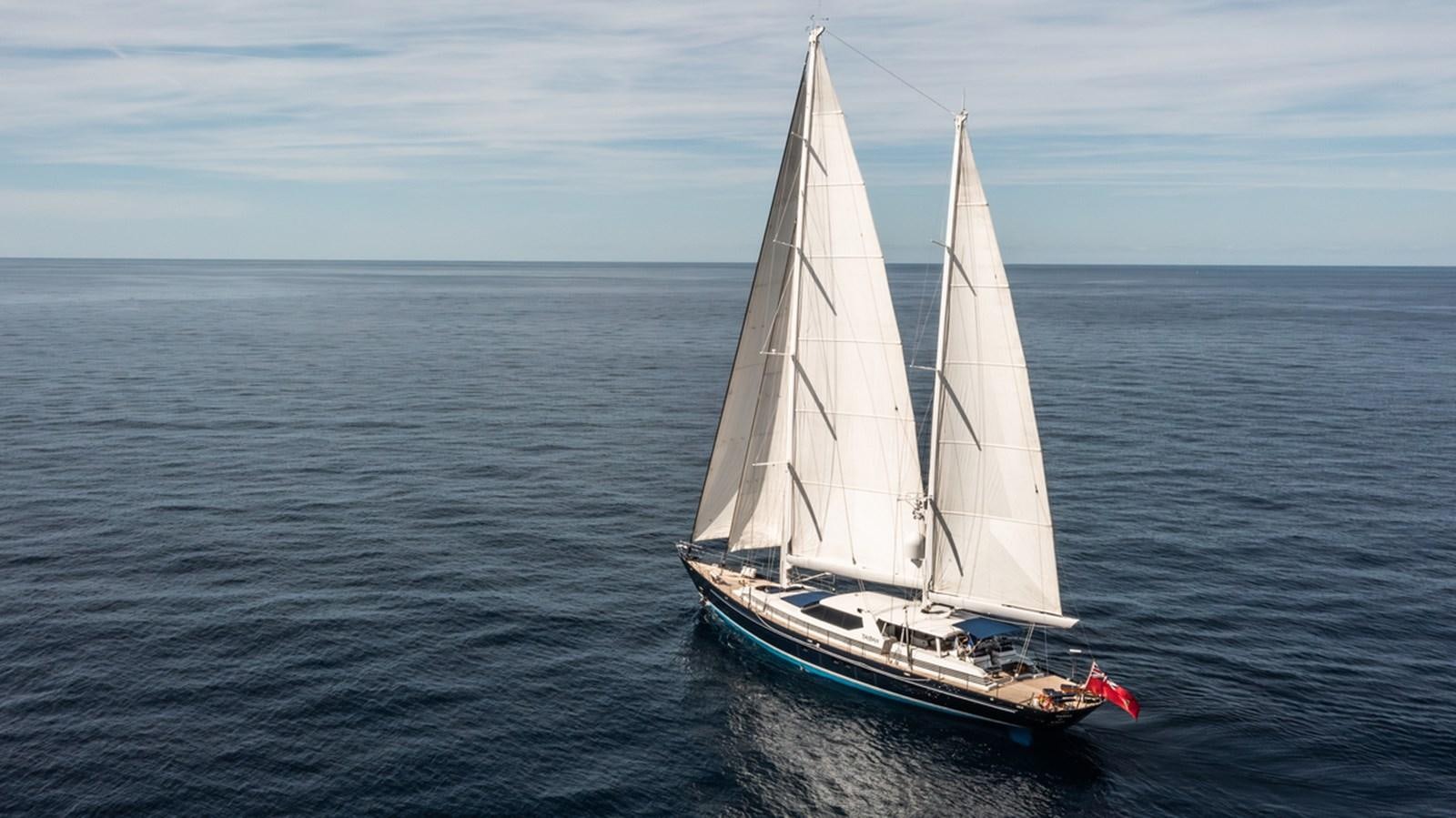 a sailboat in the water aboard TAIPAN OF WALES Yacht for Sale
