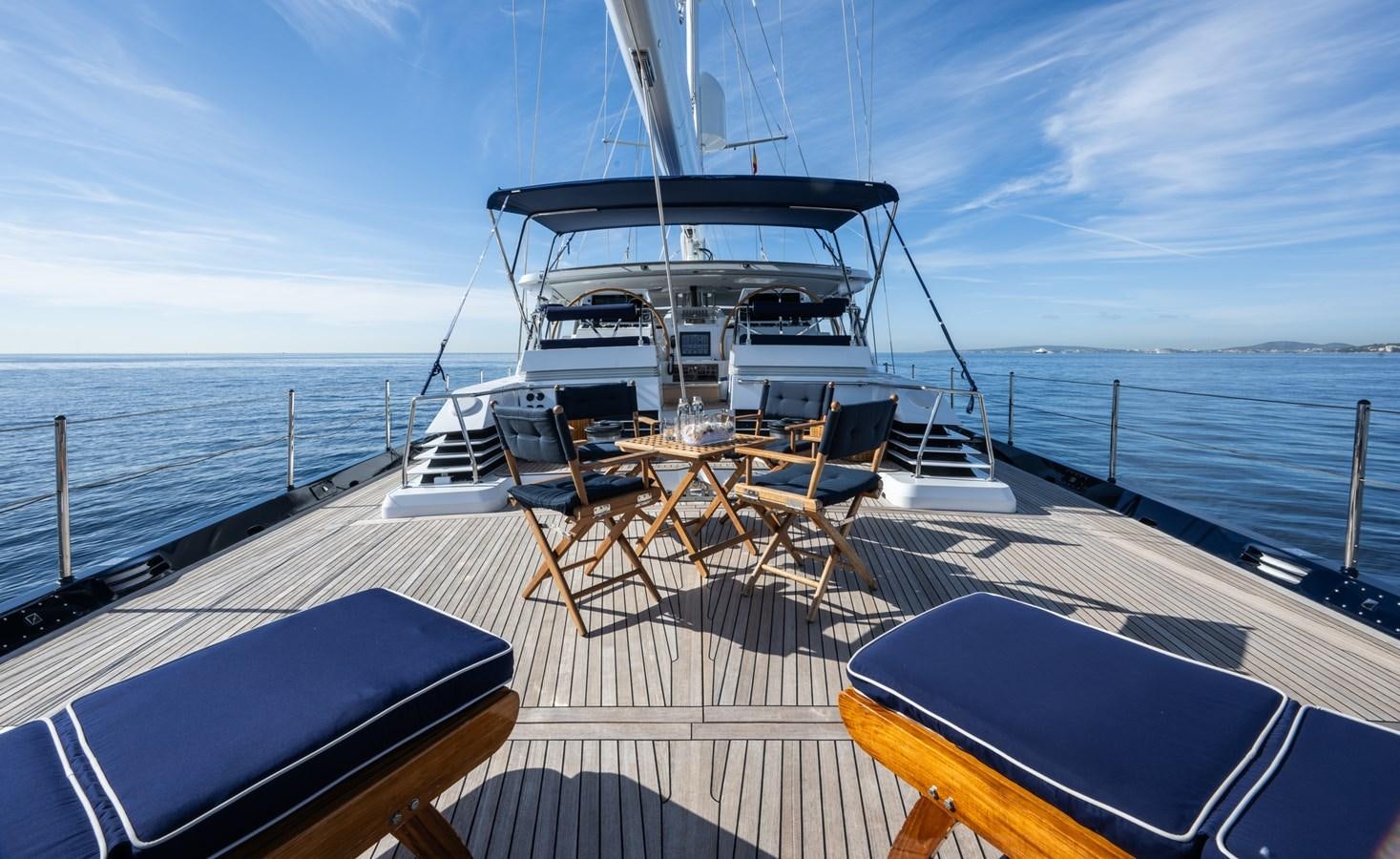a boat on the water aboard TAIPAN OF WALES Yacht for Sale