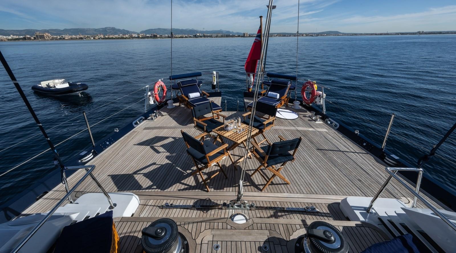 a boat on the water aboard TAIPAN OF WALES Yacht for Sale