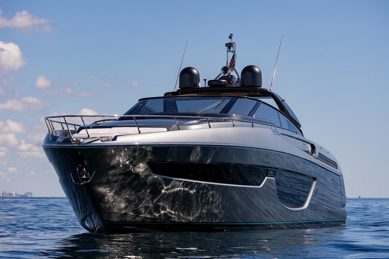 a boat in the water aboard 2021 RIVA 76' BAHAMAS Yacht for Sale