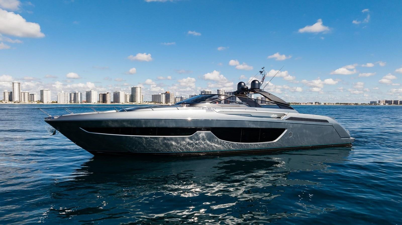 a boat on the water aboard 2021 RIVA 76' BAHAMAS Yacht for Sale