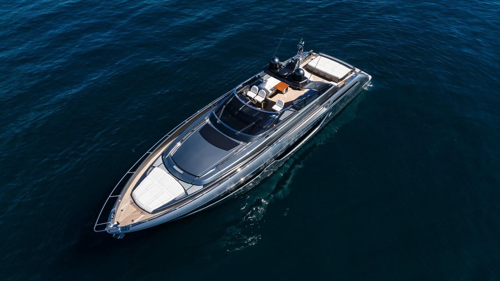 a boat in the water aboard 2021 RIVA 76' BAHAMAS Yacht for Sale