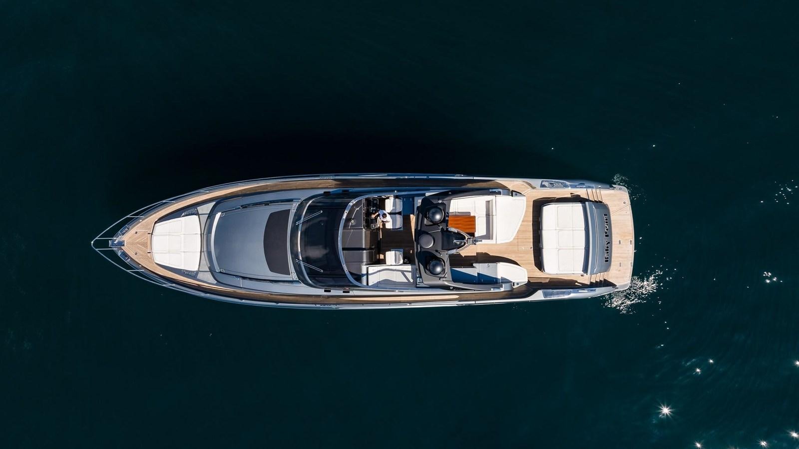 a satellite in space aboard 2021 RIVA 76' BAHAMAS Yacht for Sale
