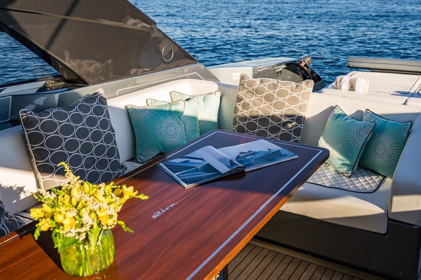 a boat on the water aboard 2021 RIVA 76' BAHAMAS Yacht for Sale
