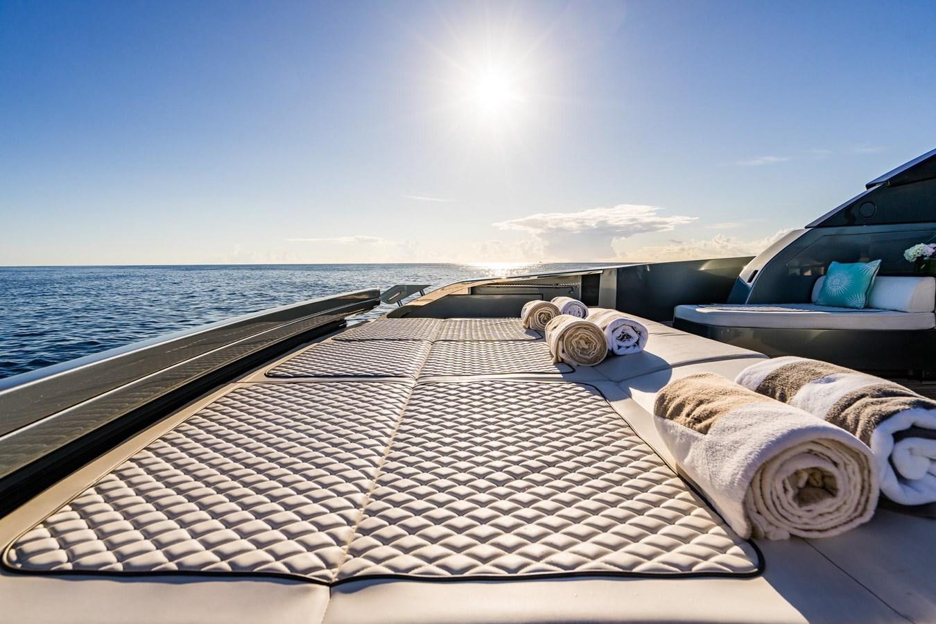 a boat on the water aboard 2021 RIVA 76' BAHAMAS Yacht for Sale