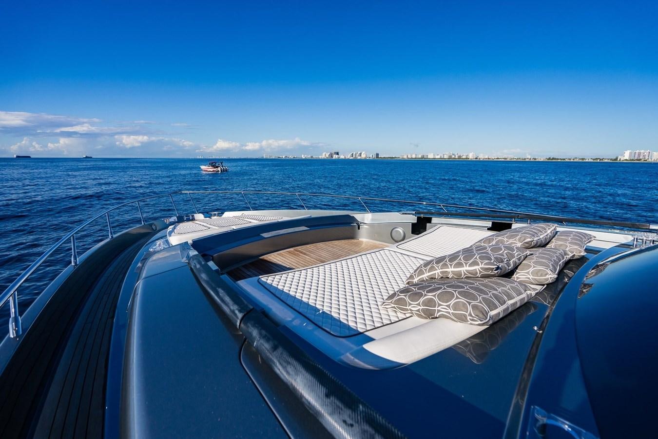a boat on the water aboard 2021 RIVA 76' BAHAMAS Yacht for Sale