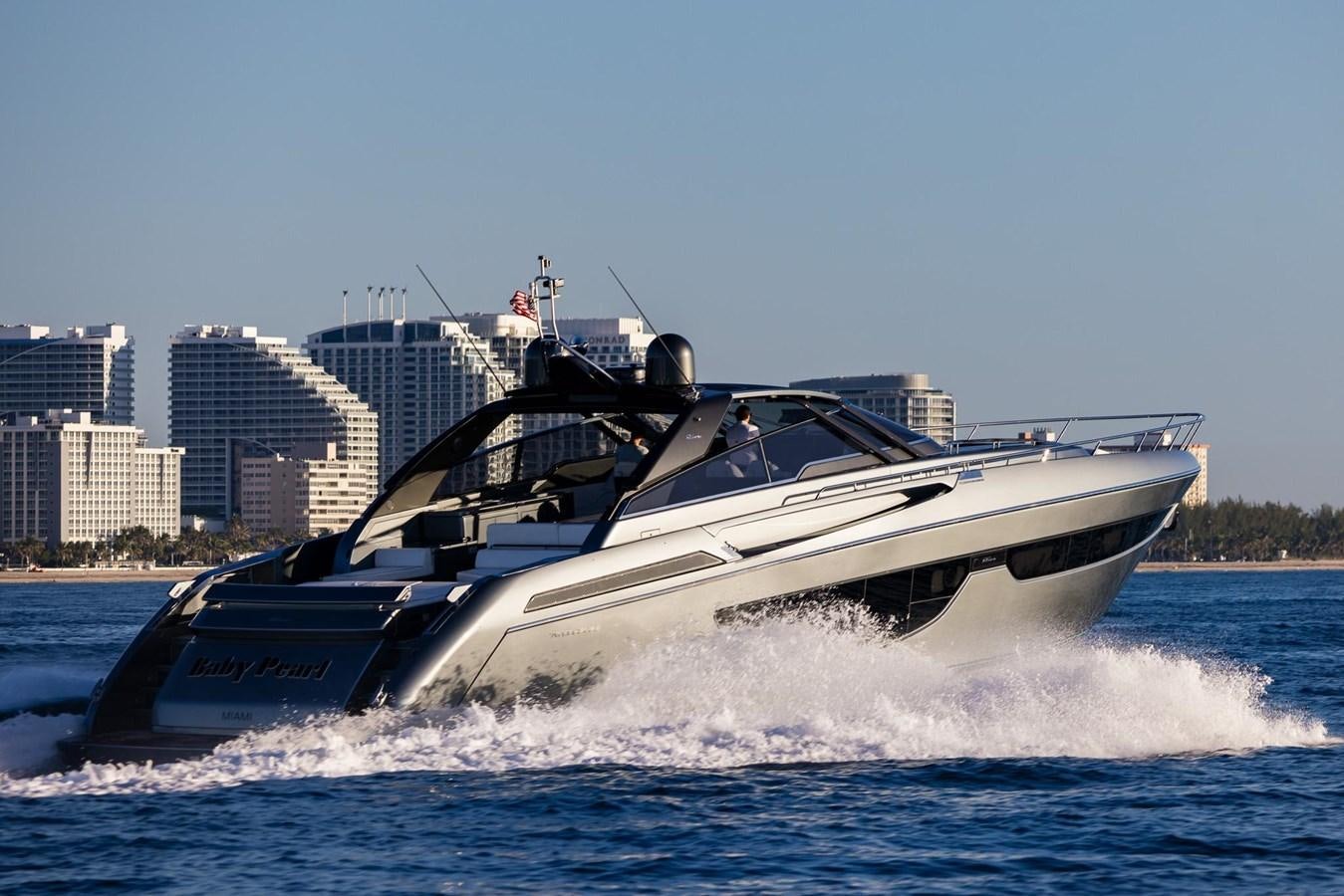 a boat on the water aboard 2021 RIVA 76' BAHAMAS Yacht for Sale