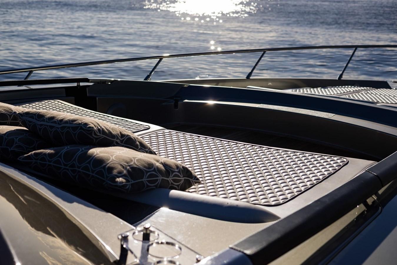 a snake on a boat aboard 2021 RIVA 76' BAHAMAS Yacht for Sale