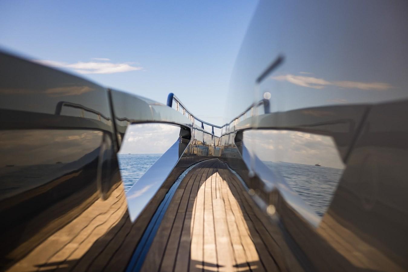 a view of the deck of a plane aboard 2021 RIVA 76' BAHAMAS Yacht for Sale