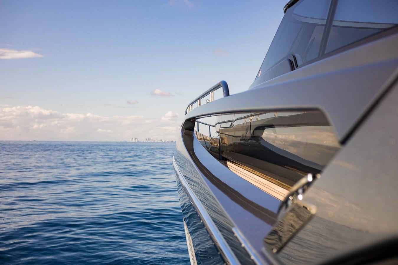 a boat on the water aboard 2021 RIVA 76' BAHAMAS Yacht for Sale