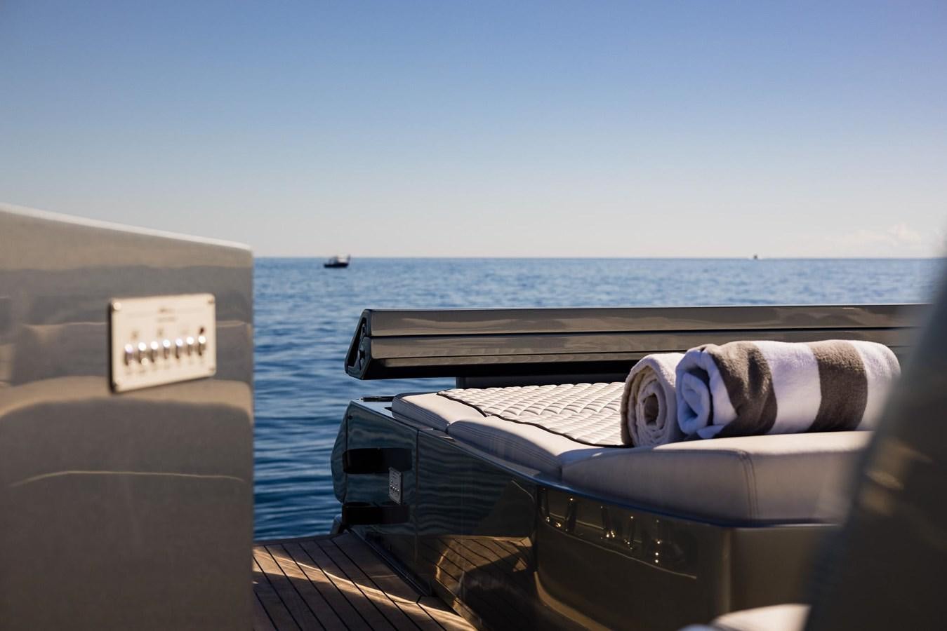 a boat on the water aboard 2021 RIVA 76' BAHAMAS Yacht for Sale