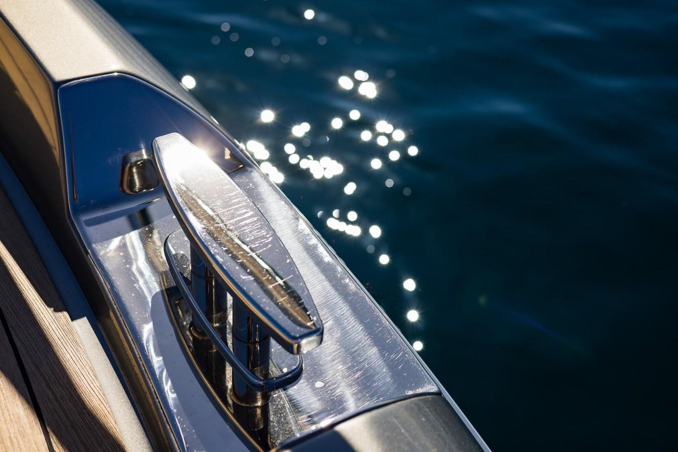a close-up of a car aboard 2021 RIVA 76' BAHAMAS Yacht for Sale
