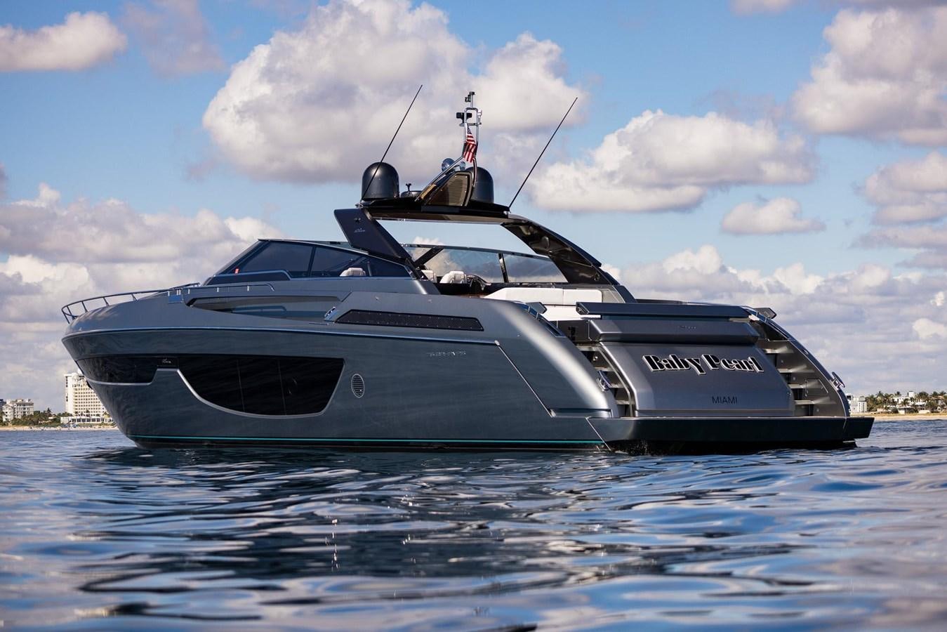 a boat on the water aboard 2021 RIVA 76' BAHAMAS Yacht for Sale