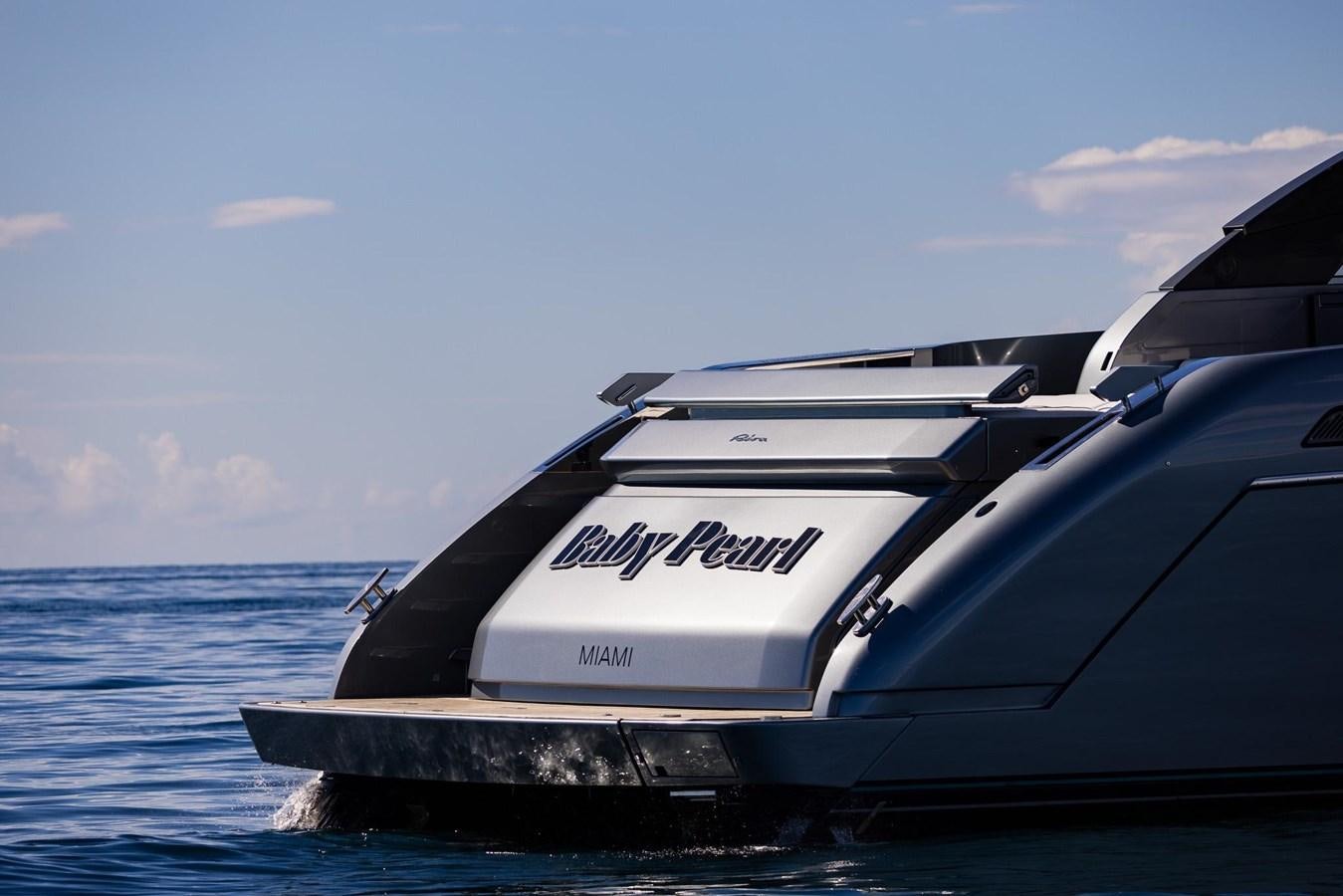 a boat on the water aboard 2021 RIVA 76' BAHAMAS Yacht for Sale