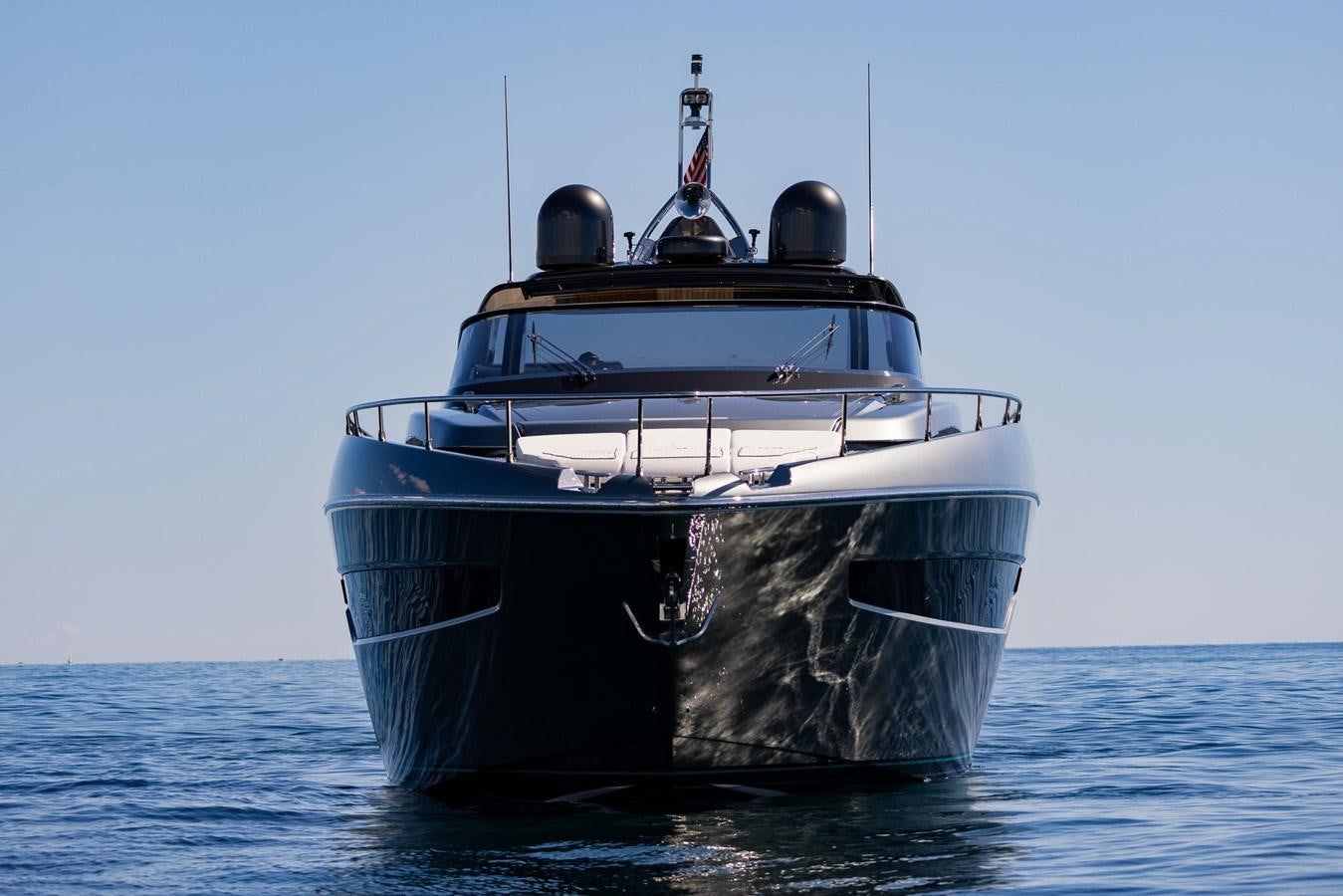 a boat in the water aboard 2021 RIVA 76' BAHAMAS Yacht for Sale