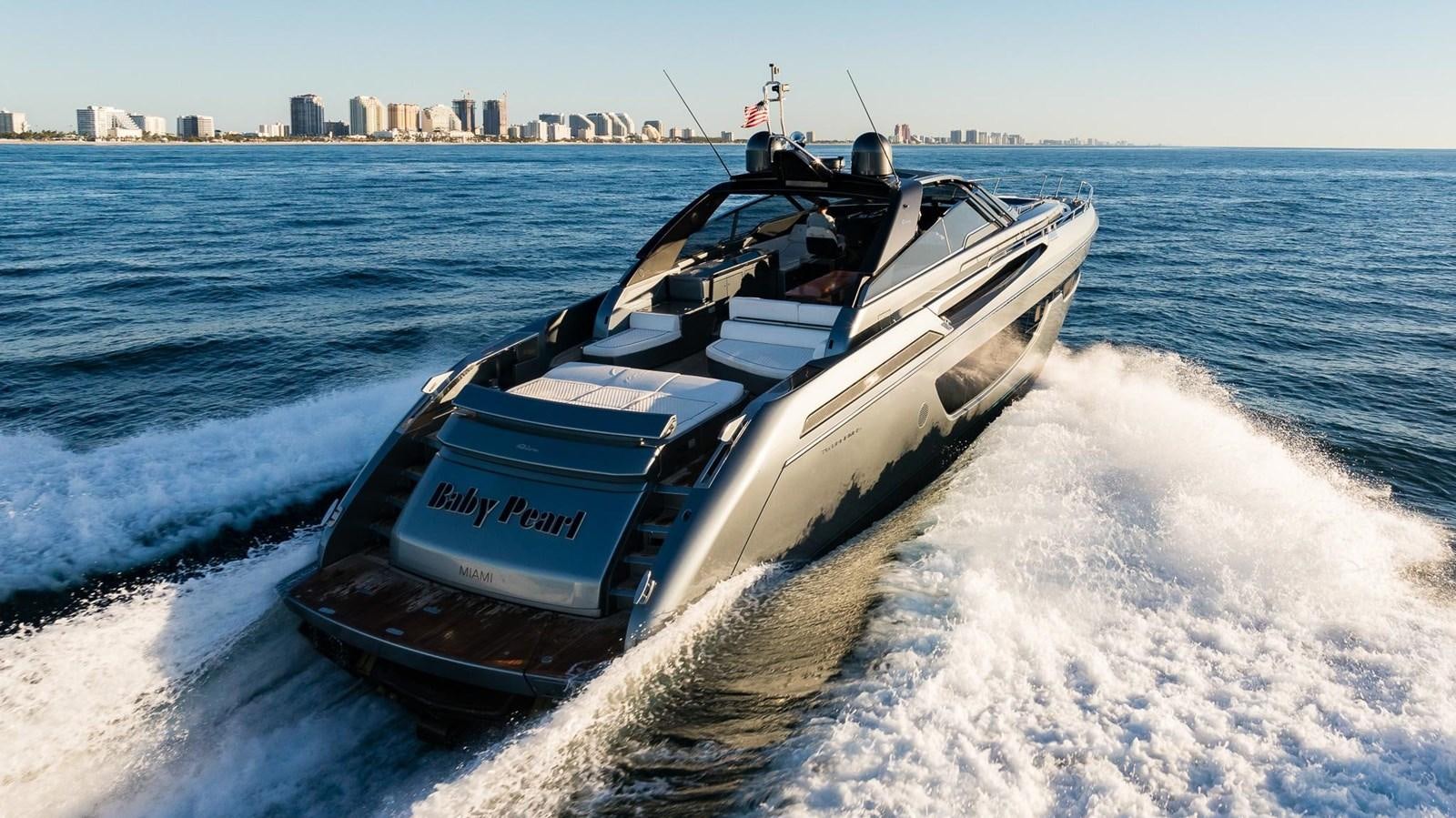 a boat on the water aboard 2021 RIVA 76' BAHAMAS Yacht for Sale