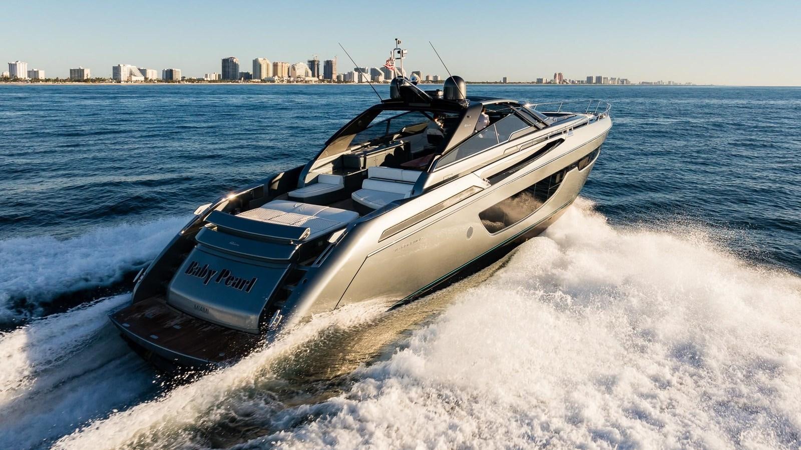 a boat on the water aboard 2021 RIVA 76' BAHAMAS Yacht for Sale