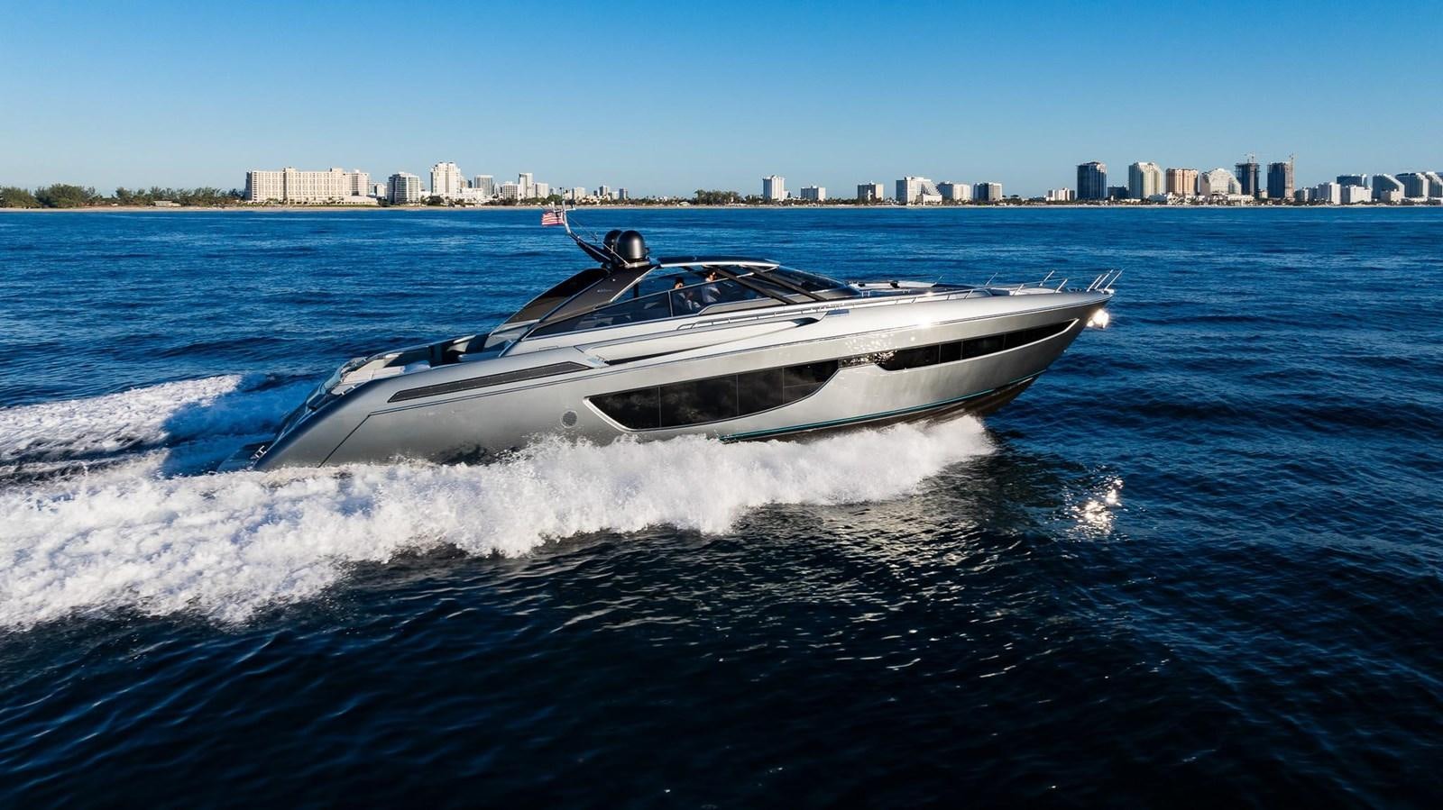 a boat on the water aboard 2021 RIVA 76' BAHAMAS Yacht for Sale