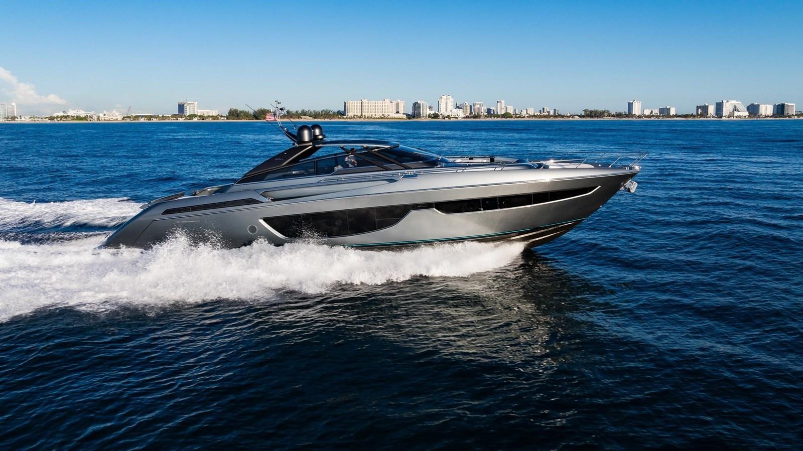 a boat on the water aboard 2021 RIVA 76' BAHAMAS Yacht for Sale