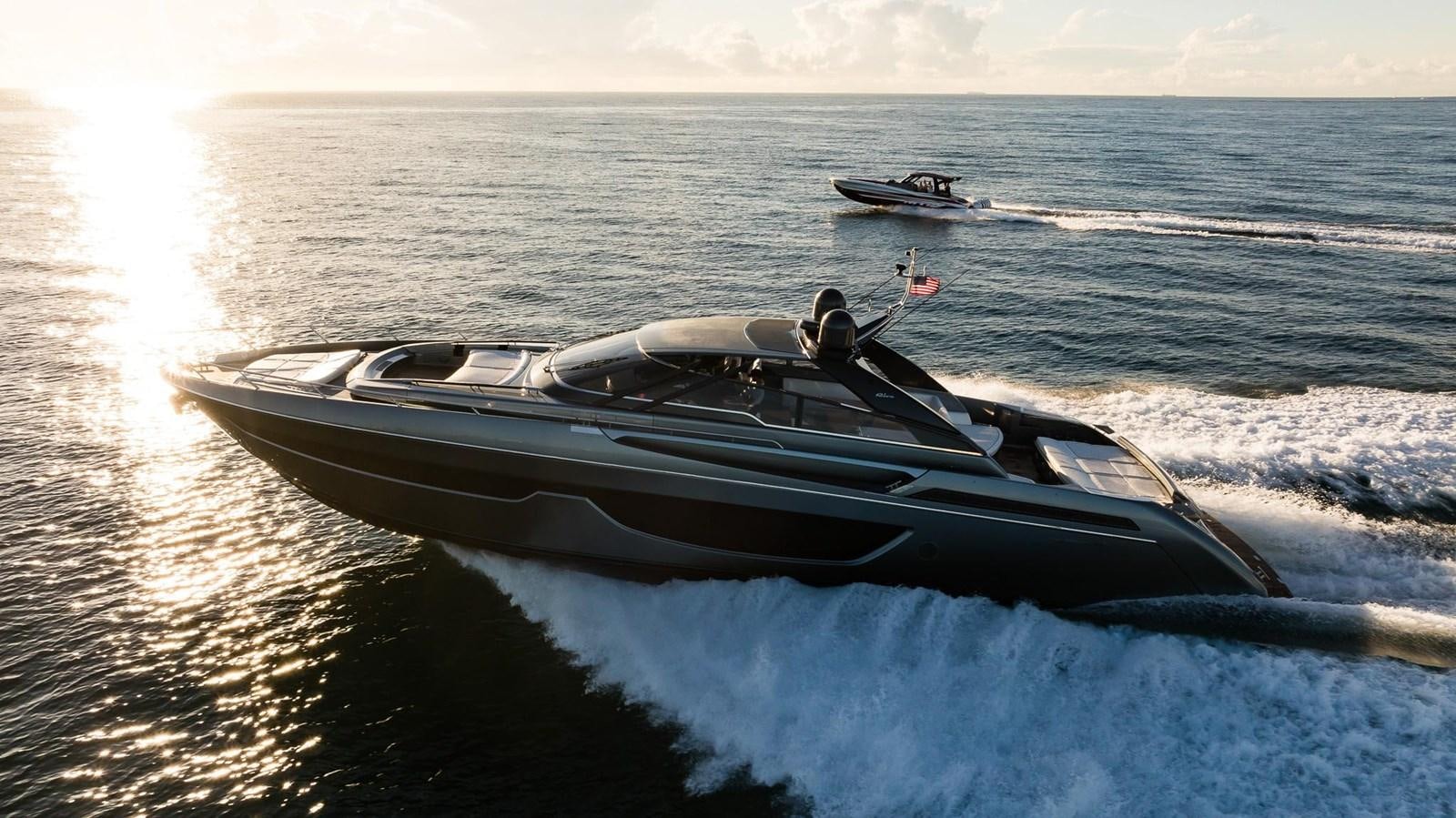 a boat on the water aboard 2021 RIVA 76' BAHAMAS Yacht for Sale