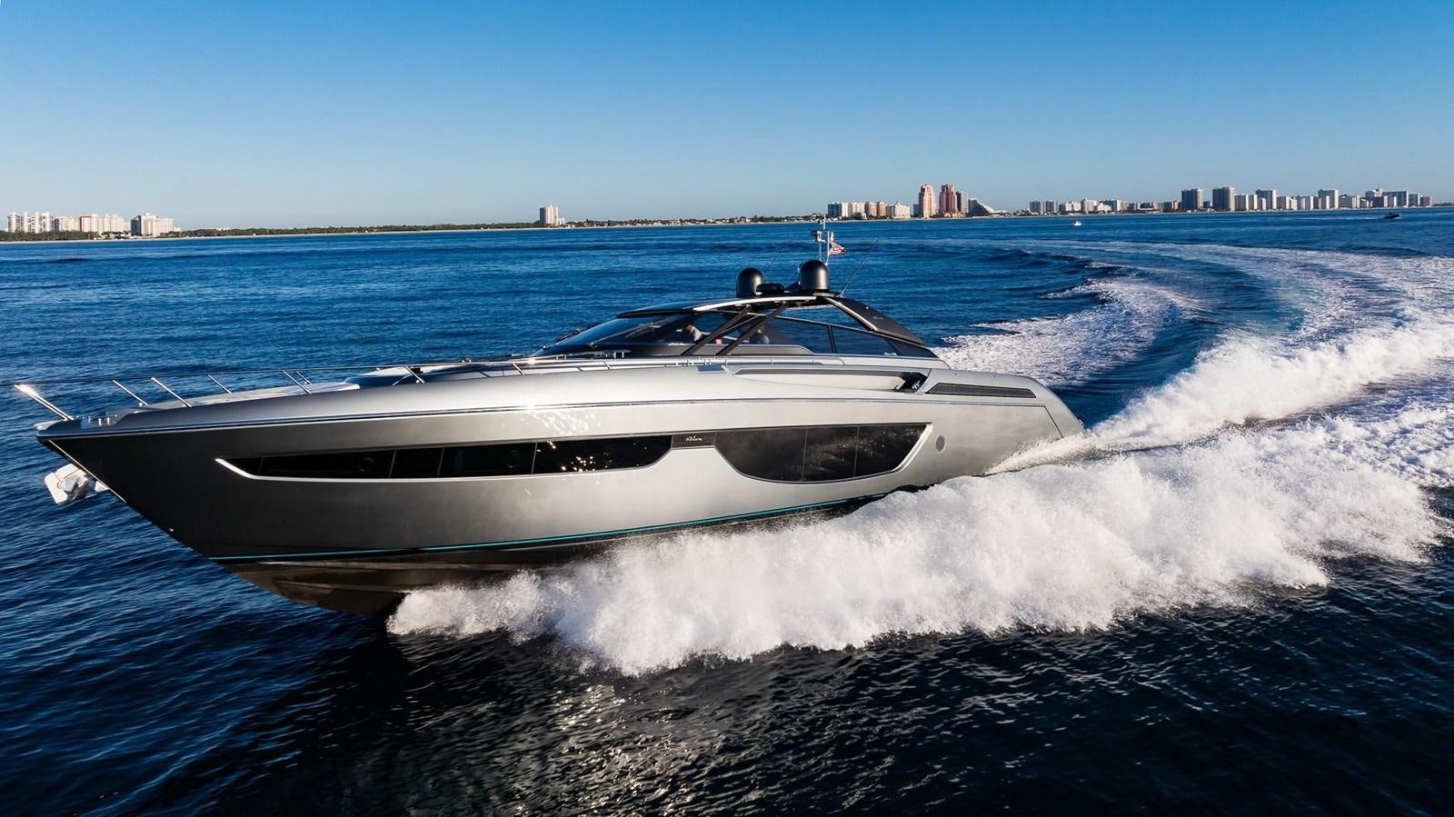 a boat on the water aboard 2021 RIVA 76' BAHAMAS Yacht for Sale
