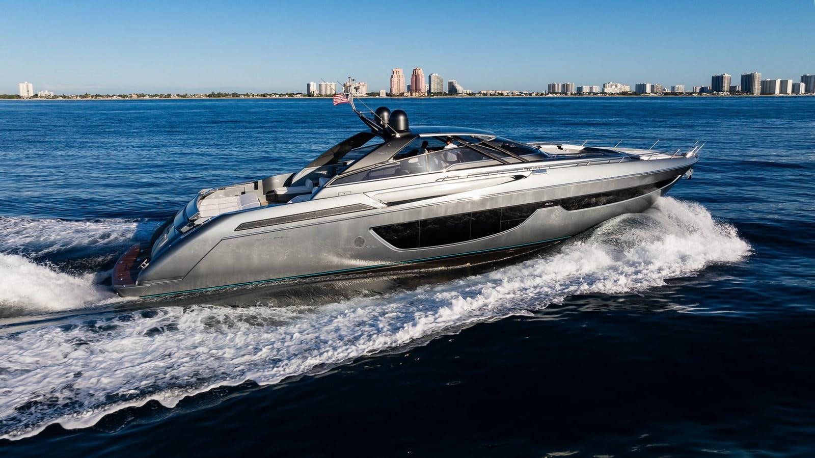 a boat on the water aboard 2021 RIVA 76' BAHAMAS Yacht for Sale