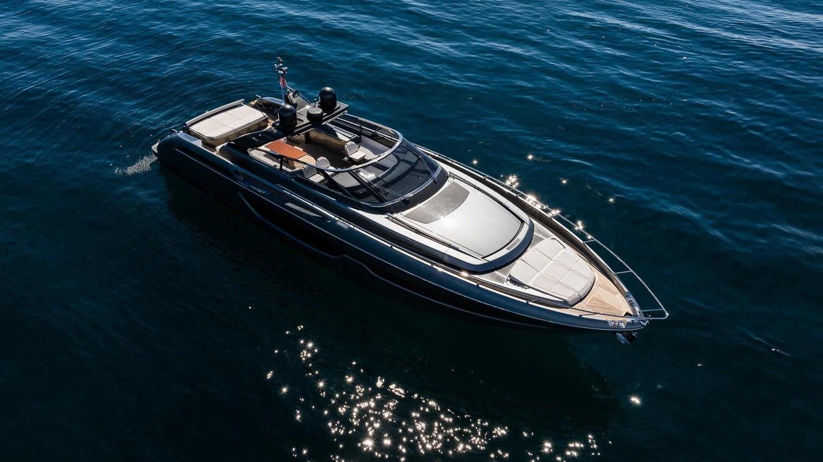 a boat in the water aboard 2021 RIVA 76' BAHAMAS Yacht for Sale