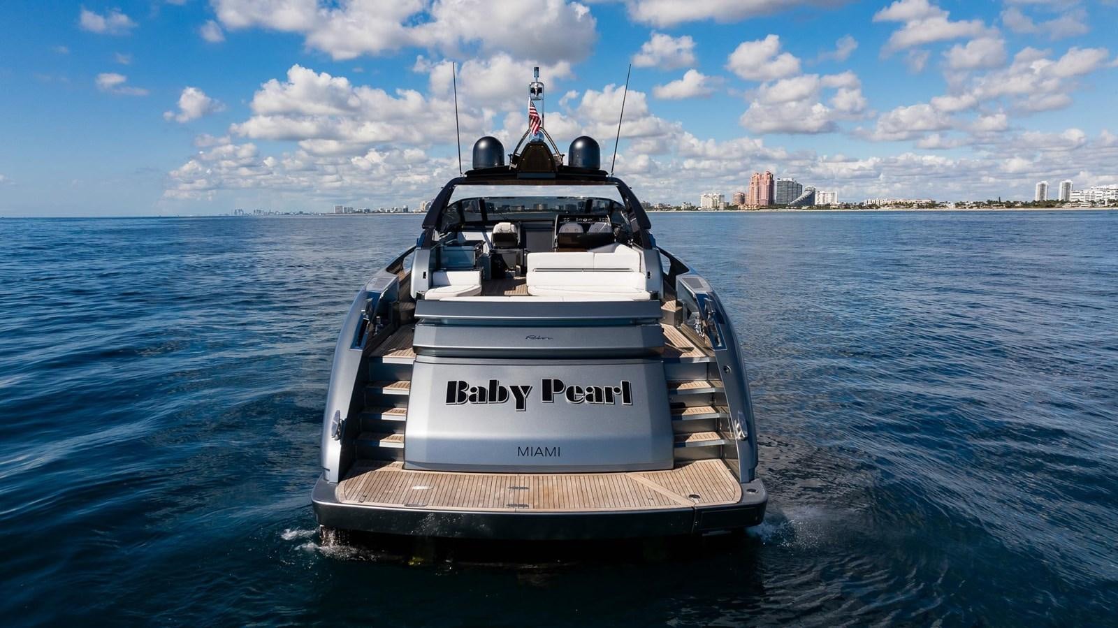 a boat on the water aboard 2021 RIVA 76' BAHAMAS Yacht for Sale