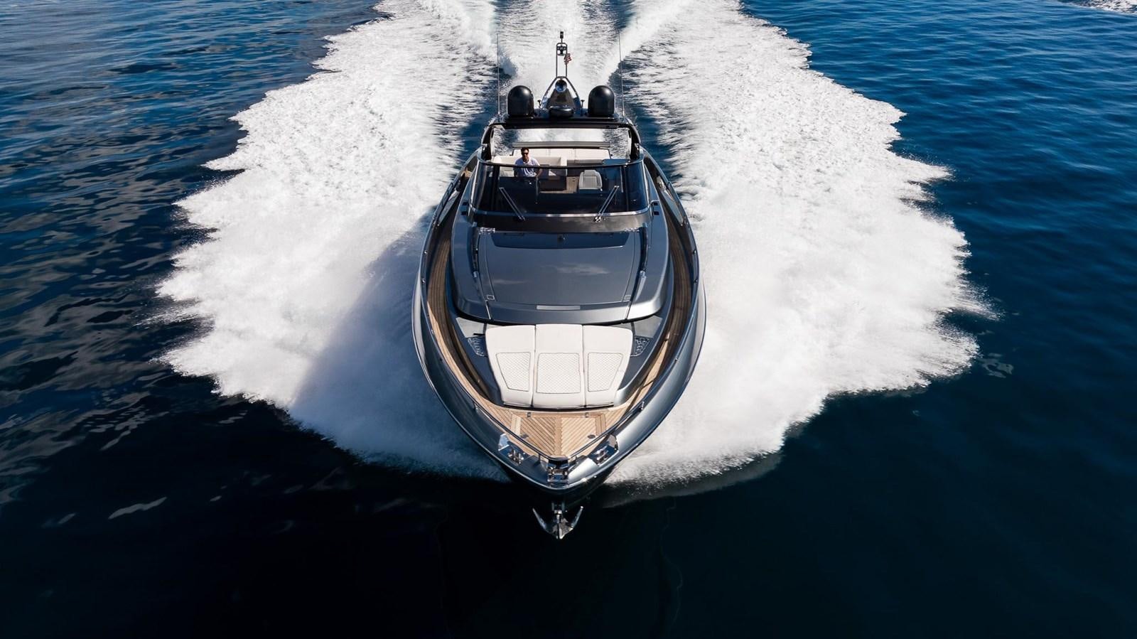 a ship on the water aboard 2021 RIVA 76' BAHAMAS Yacht for Sale