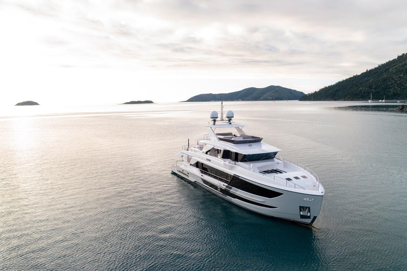 a boat in the water aboard ASKARI Yacht for Sale