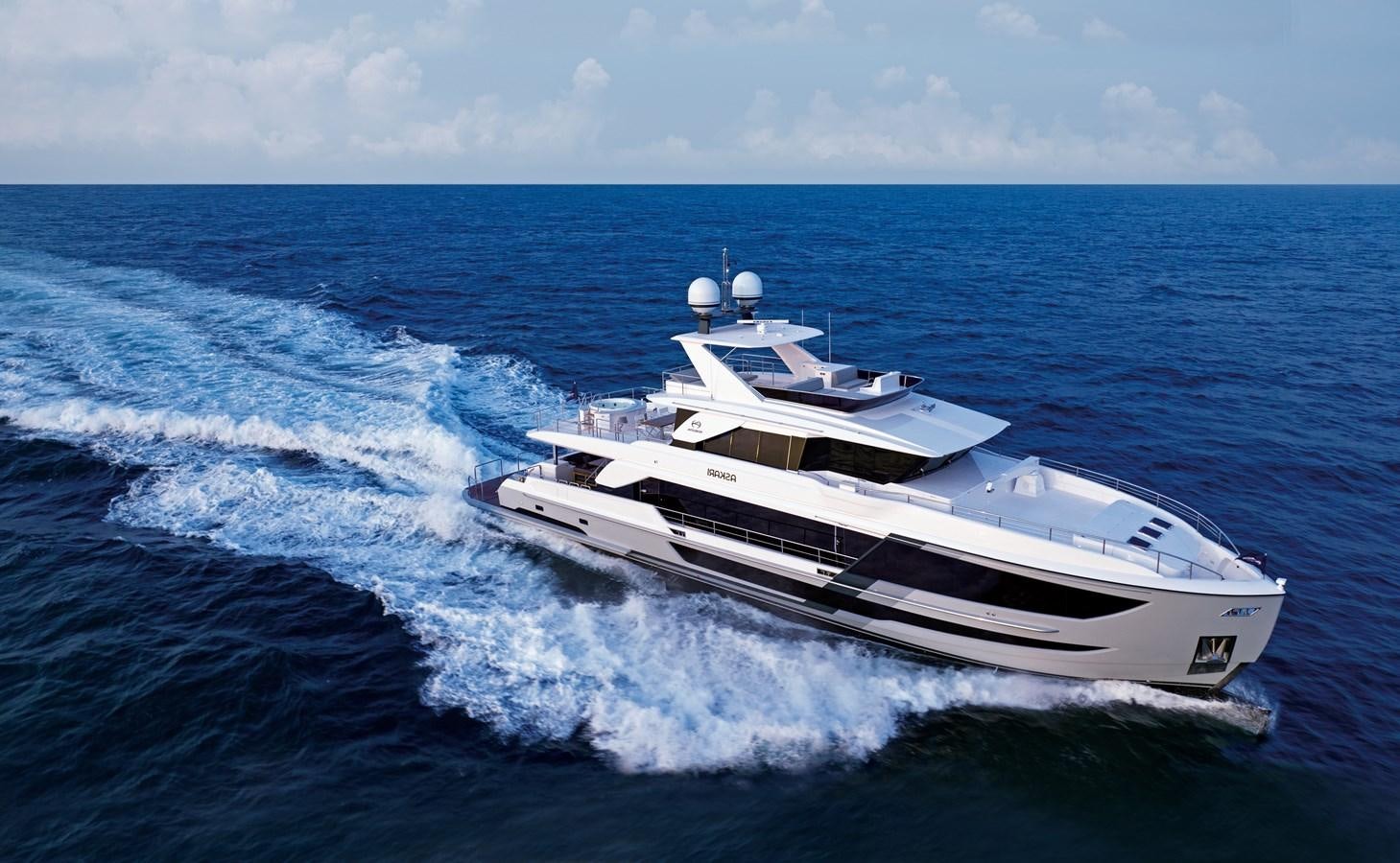 a boat on the water aboard ASKARI Yacht for Sale