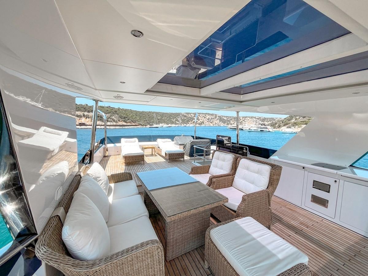 a room with a pool aboard SAADET SULTAN Yacht for Sale