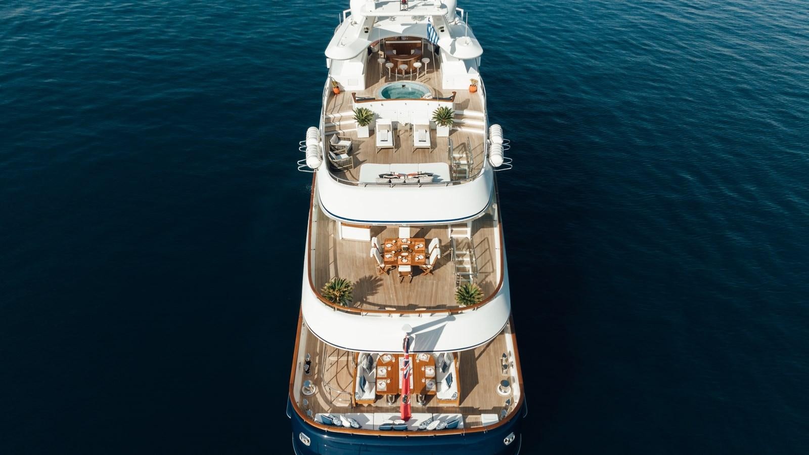 a ship in the water aboard HERCULES Yacht for Sale