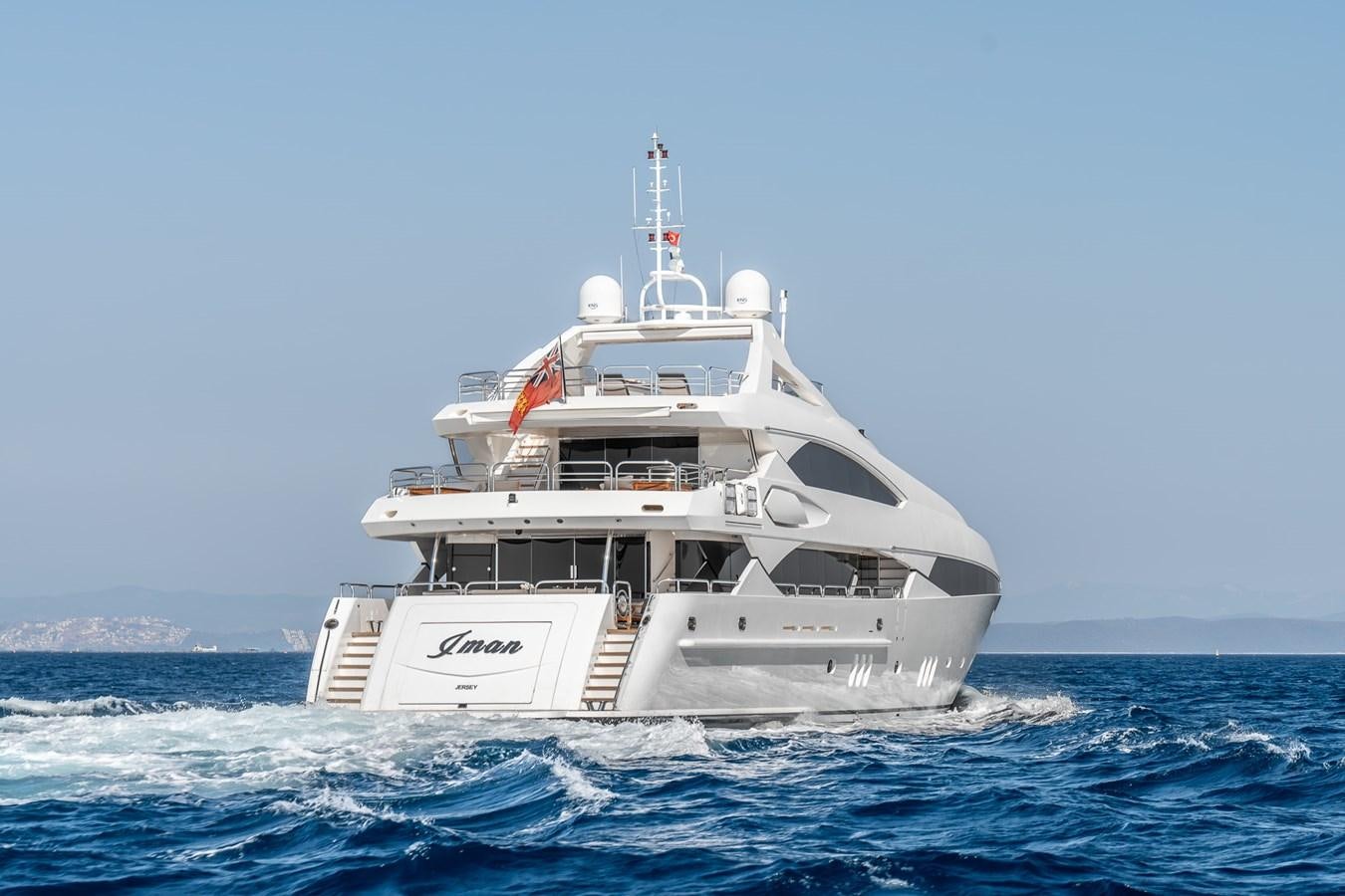 a boat in the water aboard IMAN Yacht for Sale