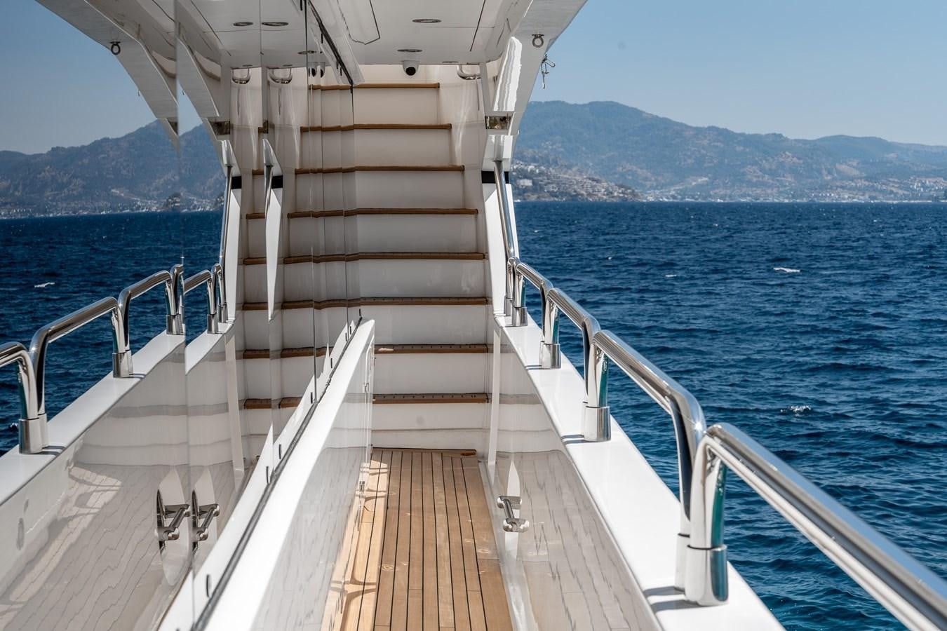 a boat on the water aboard IMAN Yacht for Sale
