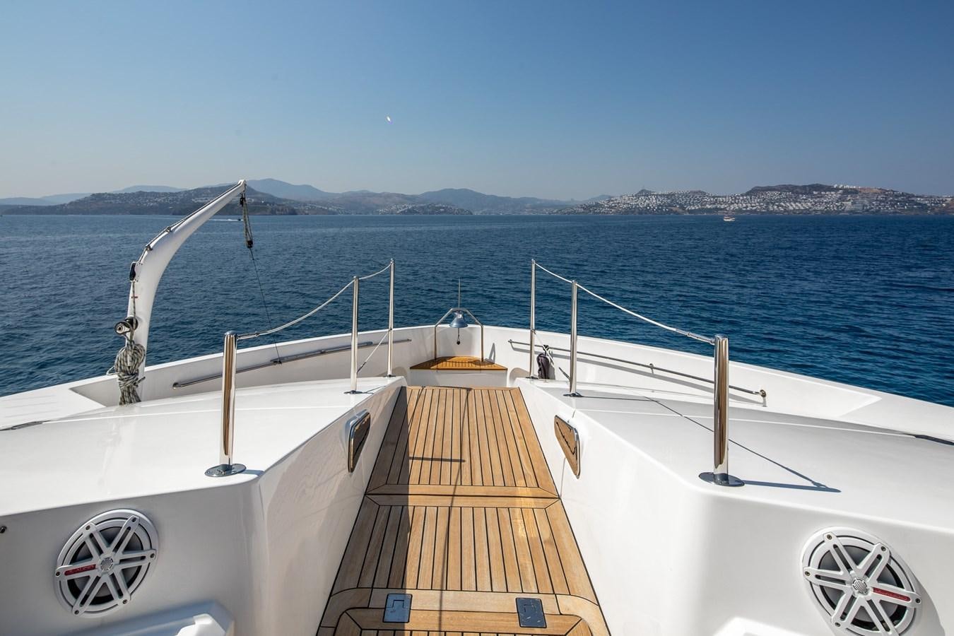 a boat on the water aboard IMAN Yacht for Sale
