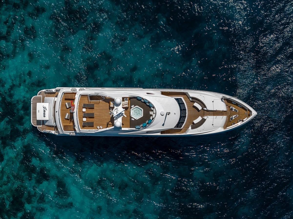 a ship in the water aboard IMAN Yacht for Sale