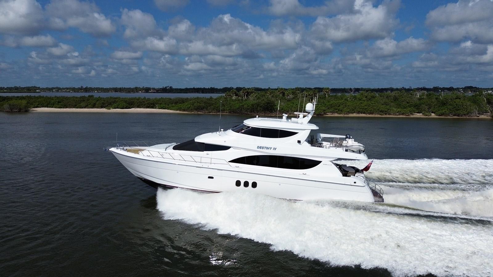 a boat on the water aboard DESTINY IV Yacht for Sale