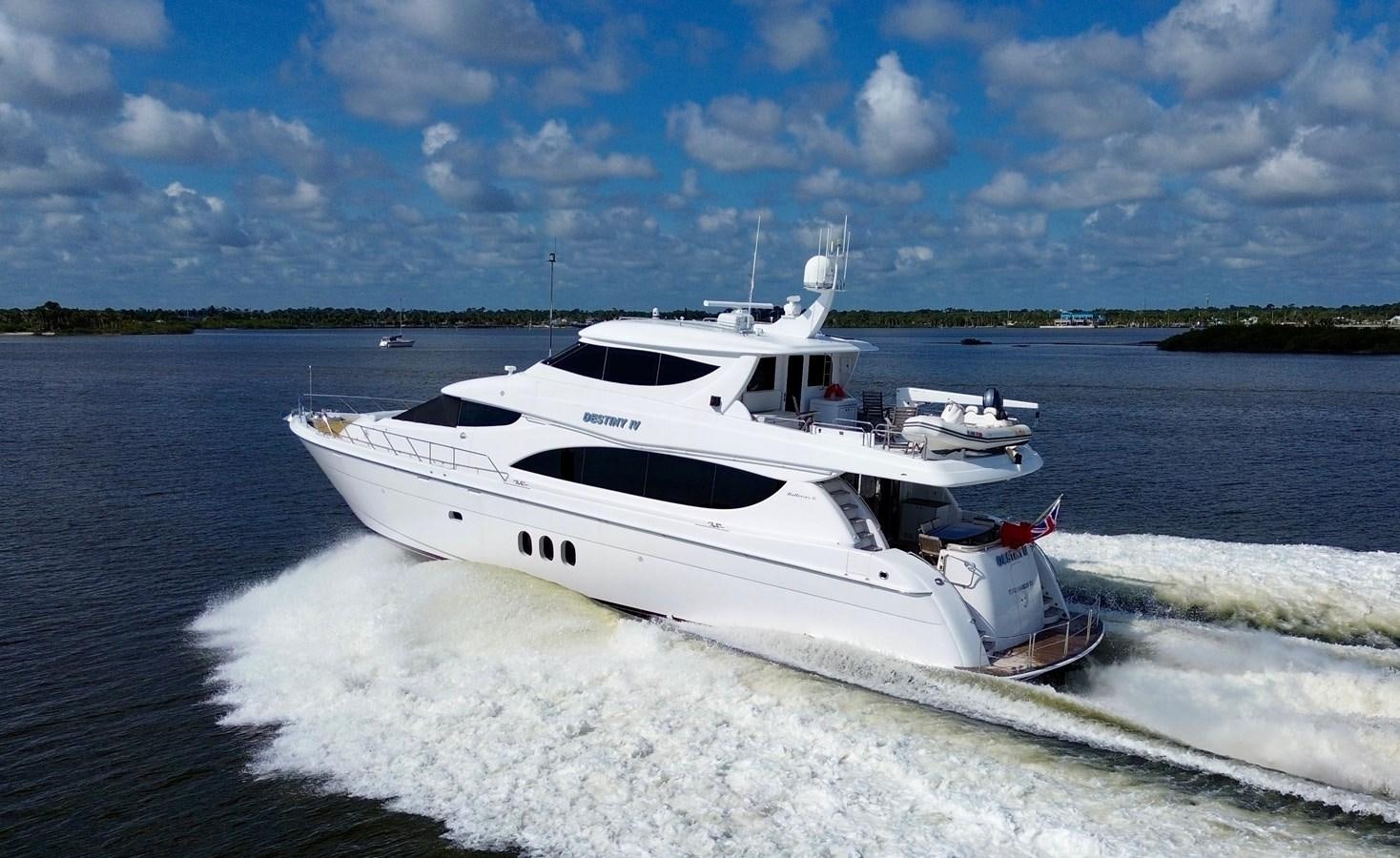 a boat on a beach aboard DESTINY IV Yacht for Sale