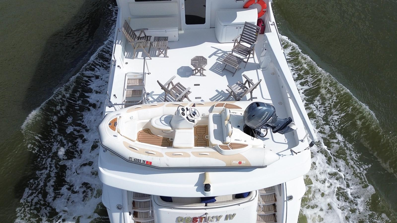 a boat on the water aboard DESTINY IV Yacht for Sale