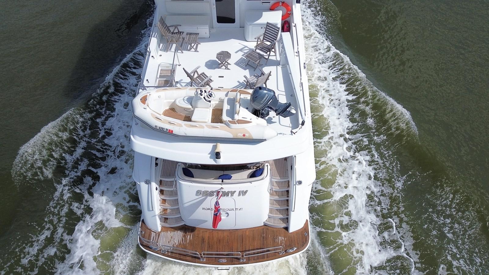 a ship in the water aboard DESTINY IV Yacht for Sale