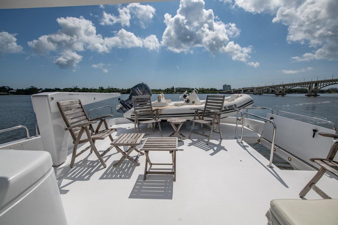 a boat on the water aboard DESTINY IV Yacht for Sale