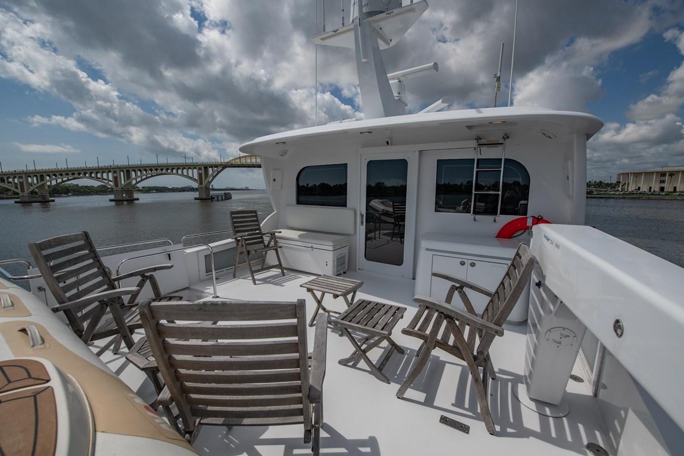 a boat on the water aboard DESTINY IV Yacht for Sale