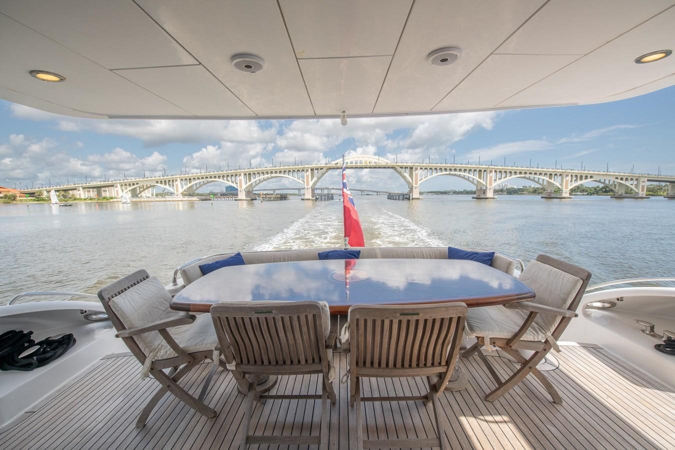 a pool on a deck aboard DESTINY IV Yacht for Sale
