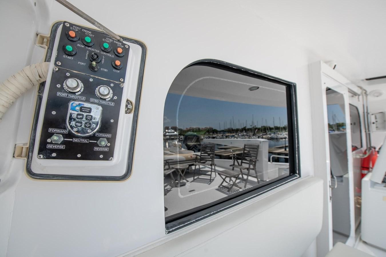 a video game console and a television aboard DESTINY IV Yacht for Sale
