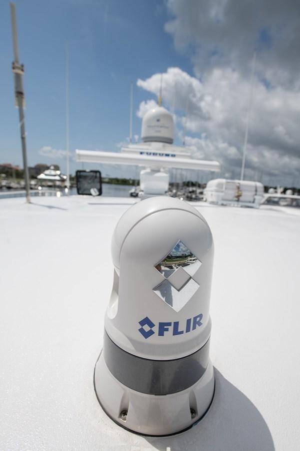 a snow globe on a snowy runway aboard DESTINY IV Yacht for Sale