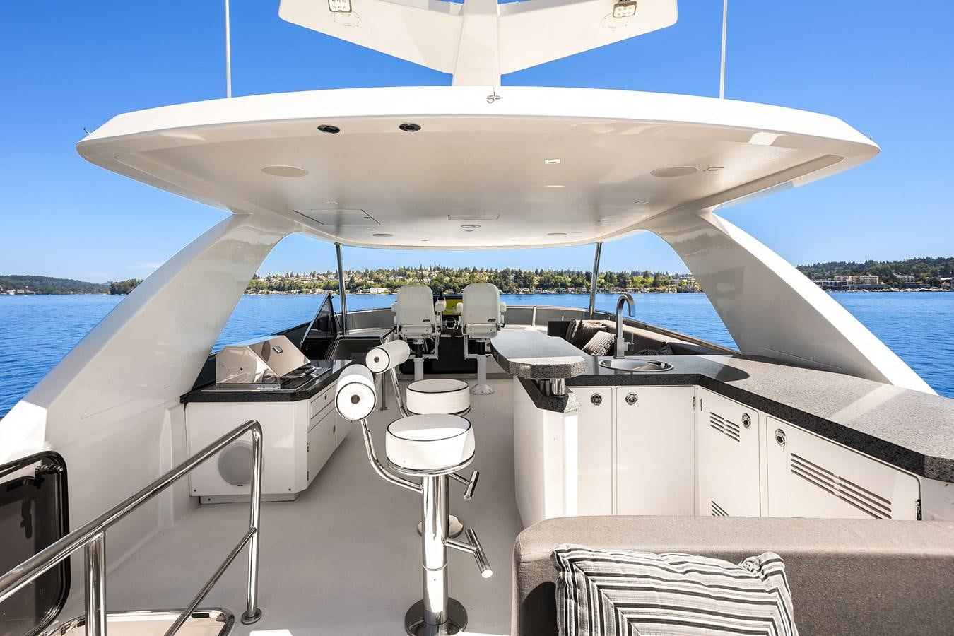 a boat on the water aboard THRU & THRU Yacht for Sale