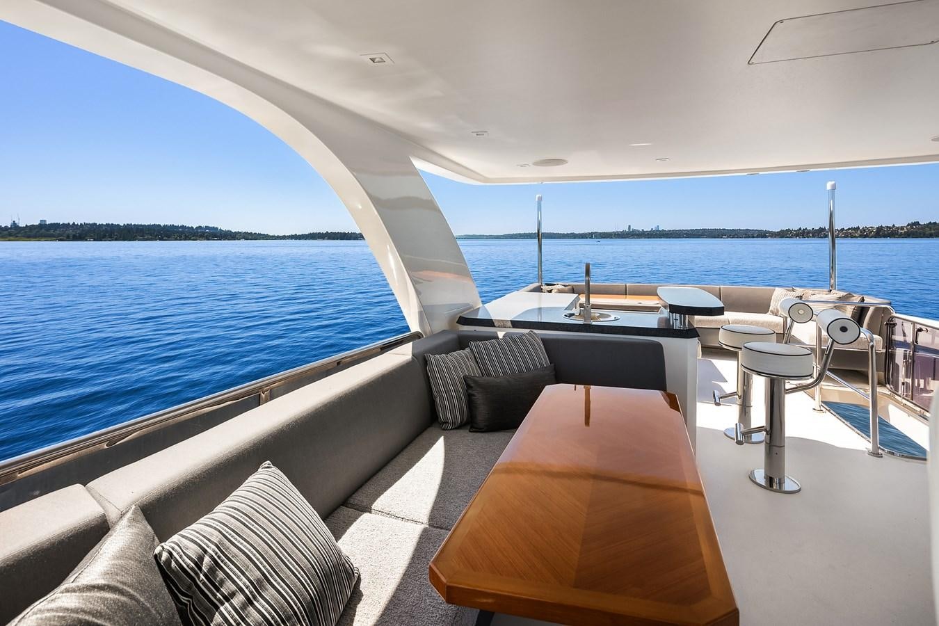 a boat on the water aboard THRU & THRU Yacht for Sale