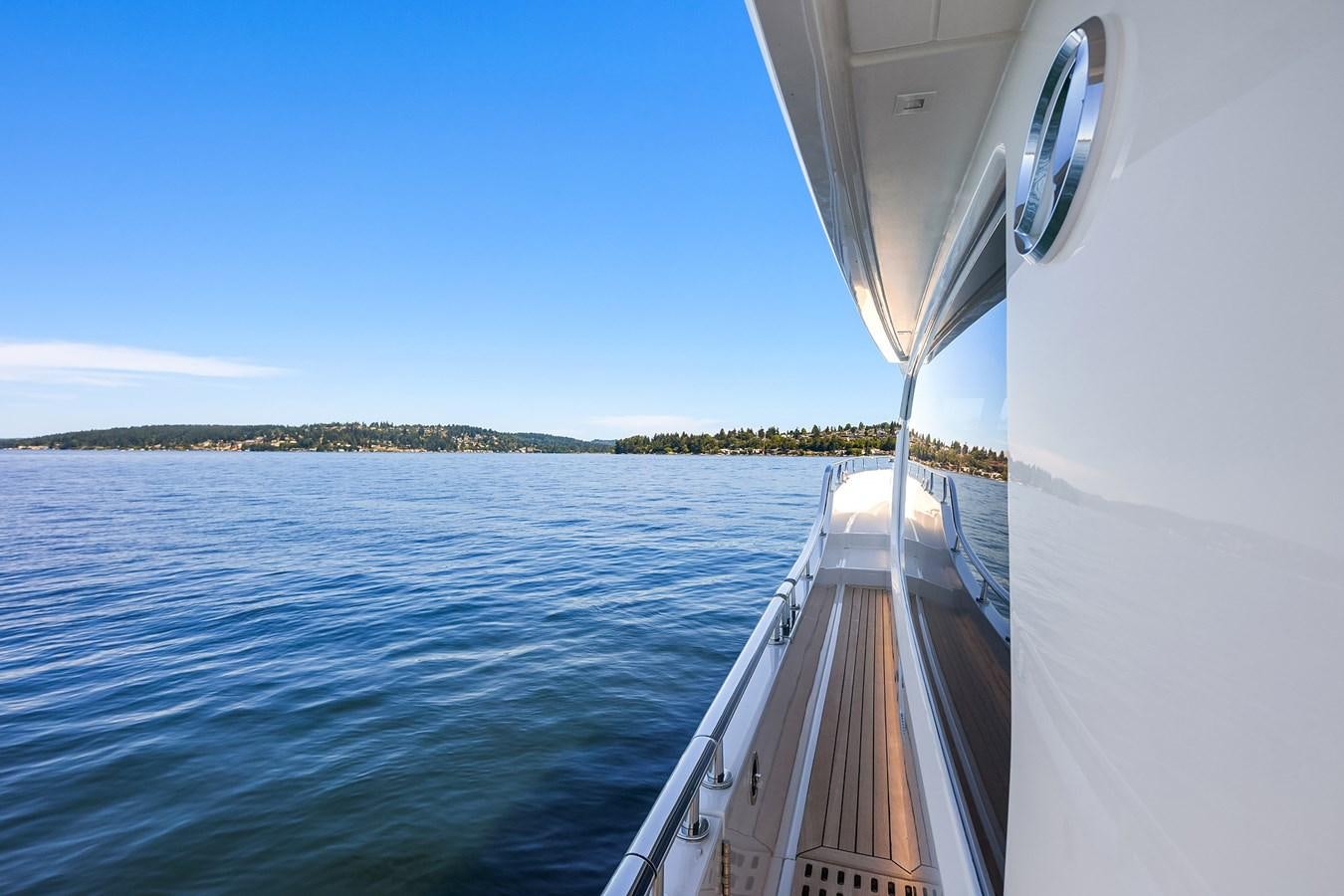 a boat on the water aboard THRU & THRU Yacht for Sale